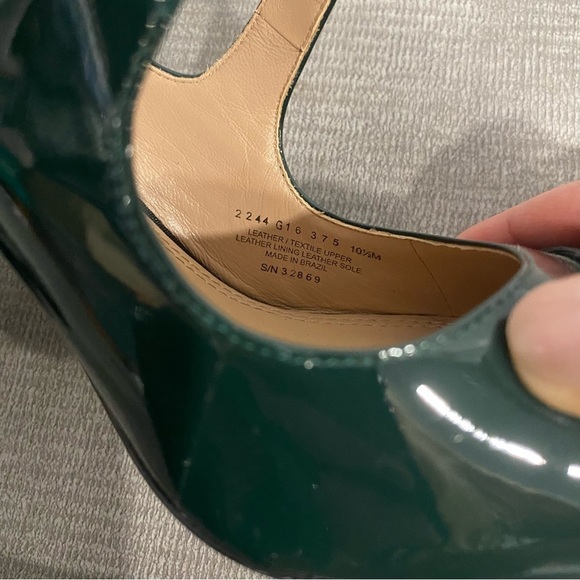 Tory Burch Dark Blue and Green Heels - Picture 4 of 10